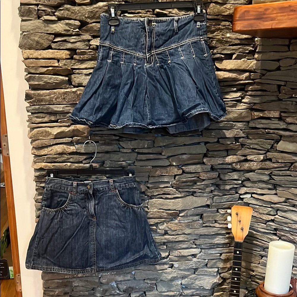 Two Sizes!!! Denim Flared Jean Skirts!!!!!